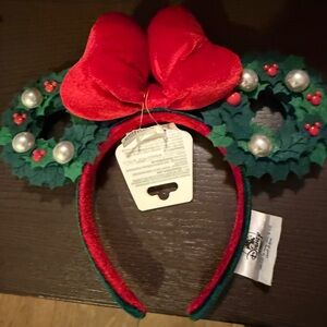 Disney Festive Red and Green Headband